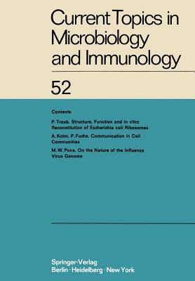 Current Topics in Microbiology and Immunology : Ergebnisse der Mikrobiologie und Immunitنtsforschung