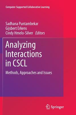 غلاف كتاب Analyzing Interactions in CSCL : Methods, Approaches and Issues