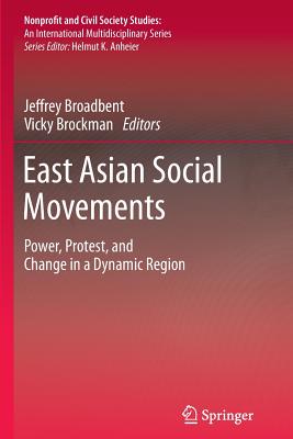 غلاف كتاب East Asian Social Movements : Power, Protest, and Change in a Dynamic Region