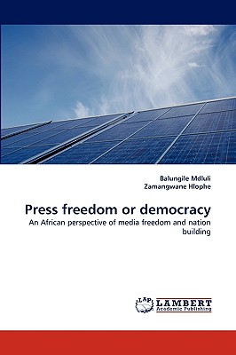 غلاف كتاب Press Freedom or Democracy