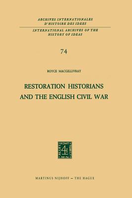 غلاف كتاب Restoration Historians and the English Civil War