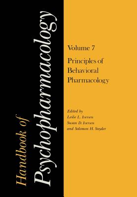 غلاف كتاب Handbook of Psychopharmacology : Volume 7: Principles of Behavioral Pharmacology
