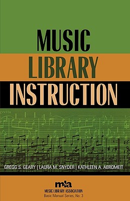 غلاف كتاب Music Library Instruction