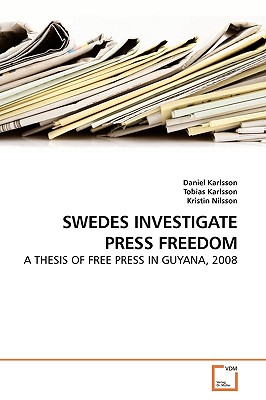 غلاف كتاب SWEDES INVESTIGATE PRESS FREEDOM