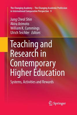غلاف كتاب Teaching and Research in Contemporary Higher Education : Systems, Activities and Rewards