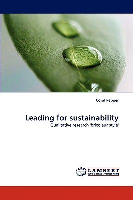 غلاف كتاب Leading for sustainability