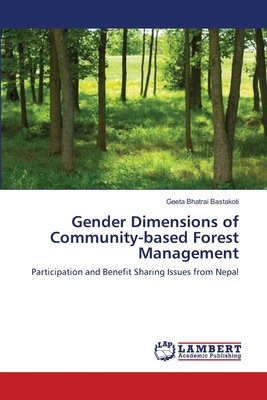 غلاف كتاب Gender Dimensions of Community-based Forest Management