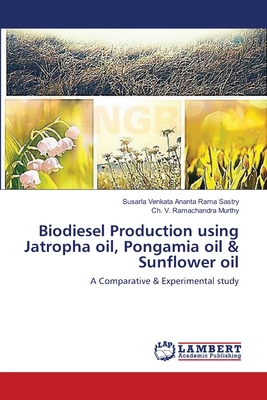 Biodiesel Production using Jatropha oil, Pongamia oil & Sunflower oil