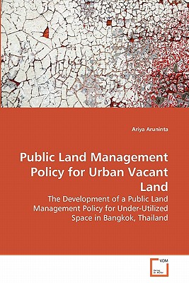 غلاف كتاب Public Land Management Policy for Urban Vacant Land