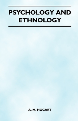 غلاف كتاب Psychology And Ethnology (Folklore History Series)