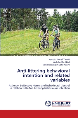 Anti-littering behavioral intention and related variables