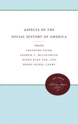 غلاف كتاب Aspects of the Social History of America