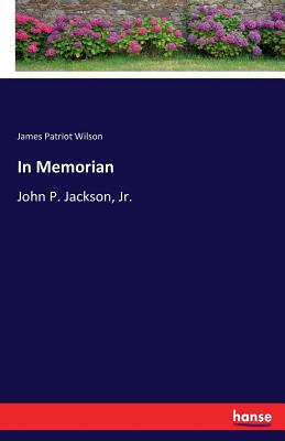 غلاف كتاب In Memorian:John P. Jackson, Jr.