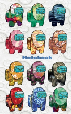 Notebook:for Am@ng us fans, diary, notepad, App, computer, pc, game, apple, videogame, kids, children, Impostor, Crewmate, activity, gift, birthday, c