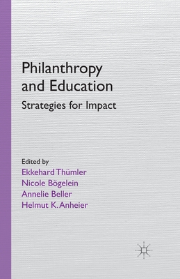غلاف كتاب Philanthropy and Education : Strategies for Impact