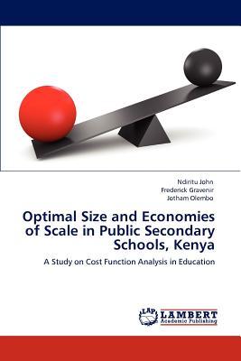 غلاف كتاب Optimal Size and Economies of Scale in Public Secondary Schools, Kenya