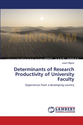 غلاف كتاب Determinants of Research Productivity of University Faculty