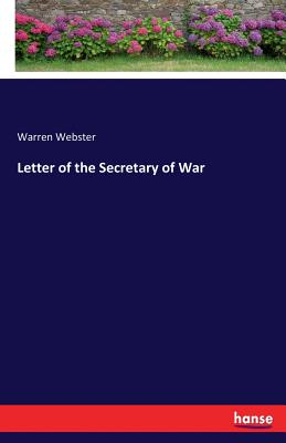 غلاف كتاب Letter of the Secretary of War