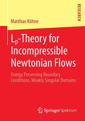 LP-Theory for Incompressible Newtonian Flows: Energy Preserving Boundary Conditions, Weakly Singular Domains