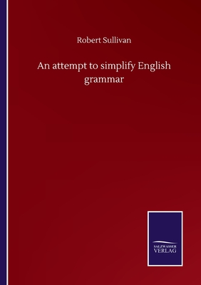 غلاف كتاب An attempt to simplify English grammar