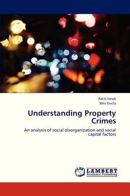 غلاف كتاب Understanding Property Crimes