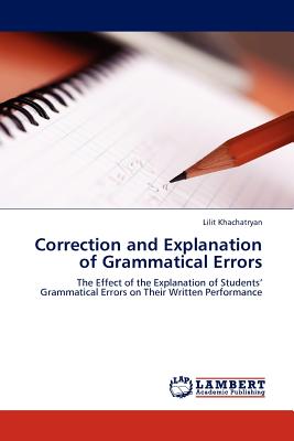 غلاف كتاب Correction and Explanation of Grammatical Errors