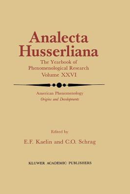 غلاف كتاب American Phenomenology : Origins and Developments