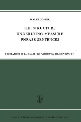 غلاف كتاب The Structure Underlying Measure Phrase Sentences