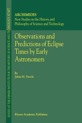 غلاف كتاب Observations and Predictions of Eclipse Times by Early Astronomers