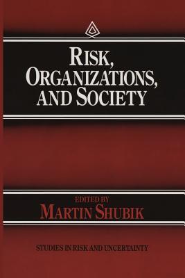 غلاف كتاب Risk, Organizations, and Society
