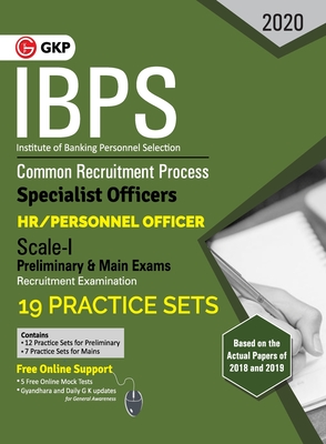 IBPS 2020 : Specialist Officers - HR/Personnel Officer Scale I (Preliminary & Mains)- 19 Practice Sets