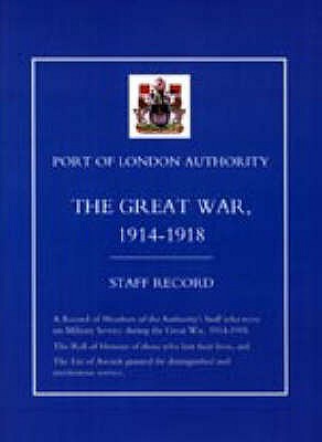 Port of London Authority - The Great War 1914-1918: Staff Record