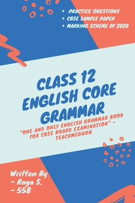 غلاف كتاب Class 12 Grammar