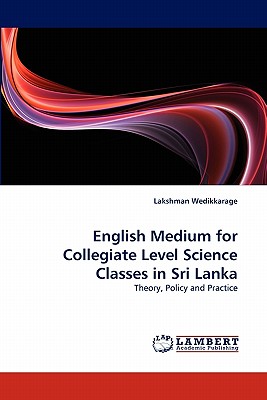 غلاف كتاب English Medium for Collegiate Level Science Classes in Sri Lanka
