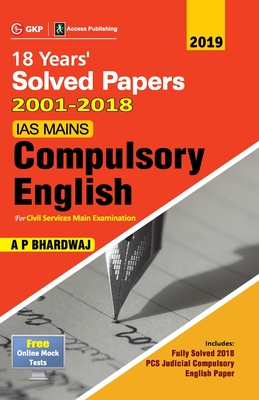 IAS Mains Compulsory English : Solved Papers 2001-18 5e 2019