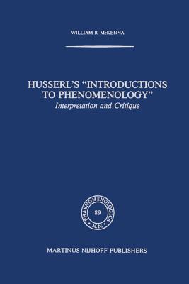غلاف كتاب Husserl's 