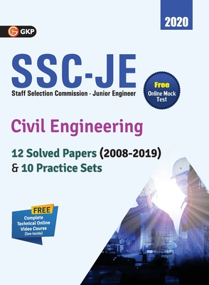 SSC JE 2020 : Civil Engineering - 12 Solved Paper (2008-19) & 10 Practice Sets