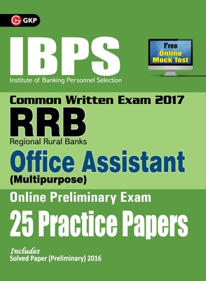 IBPS RRB-CWE  Office Assistant (Multipurpose) Preliminary 25 Practice Papers 2017