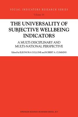 غلاف كتاب The Universality of Subjective Wellbeing Indicators