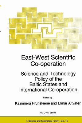 غلاف كتاب East-West Scientific Co-operation : Science and Technology Policy of the Baltic States and International Co-operation