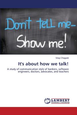 غلاف كتاب It's about how we talk!