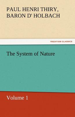 غلاف كتاب The System of Nature, Volume 1