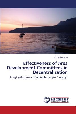 غلاف كتاب Effectiveness of Area Development Committees in Decentralization