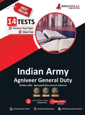 Indian Army Agniveer General Duty 2023 (English Edition) - Agneepath Scheme : Sainik GD (Soldier) - 10 Mock Tests and 4 Previous Year Papers with Free