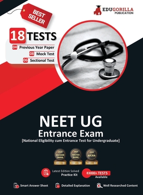 NEET UG Medical Entrance Exam 2023 - 8 Mock Tests, 6 Sectional Tests and 4 Previous Year Papers (2500 Solved Questions) with Free Access to Online Tes