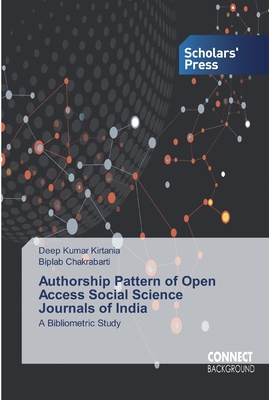 غلاف كتاب Authorship Pattern of Open Access Social Science Journals of India