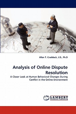 غلاف كتاب Analysis of Online Dispute Resolution