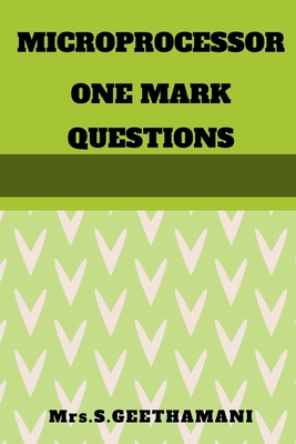غلاف كتاب MICROPROCESSOR ONE MARK QUESTIONS