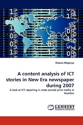 غلاف كتاب A content analysis of ICT stories in New Era newspaper during 2007