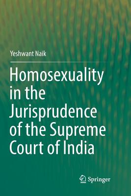 غلاف كتاب Homosexuality in the Jurisprudence of the Supreme Court of India